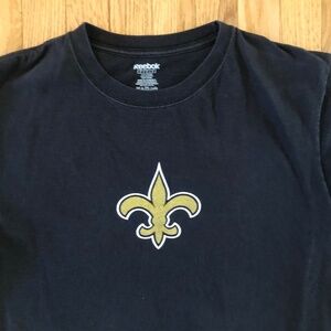 Reebok New Orleans Saints NFL Darren Sproles#43 Men's L Black T-shirt Cotton